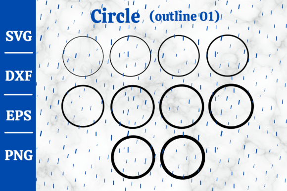 Download Circle Frame Outline SVG, Laser Cut #01 - Outline Collection